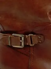 Vorschaubild 4 von Damen Reiterstiefel Leder Braun Gr. 38 Klassisch Alltag Reißverschluss