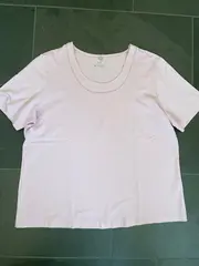 Vorschaubild 2 von Damen T-Shirt Gr. 48 Lila Casual Kurzarm