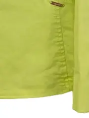 Vorschaubild 4 von Blazer Damen Gelb Uni Baumwolle Gr. 42/XL Modern Casual