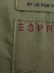 Vorschaubild 6 von Blazer Damen Gelb Uni Baumwolle Gr. 42/XL Modern Casual