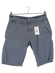 Vorschaubild 1 von Chino Shorts Herren Blau Casual Stickerei Baumwolle Gr. W31