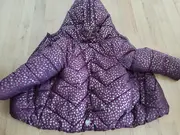 Vorschaubild 4 von Kinder Steppjacke Mädchen Gr. 104 Lila Punkte Kapuze