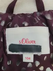 Vorschaubild 2 von Kinder Steppjacke Mädchen Gr. 104 Lila Punkte Kapuze