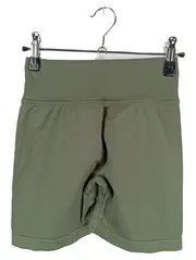 Vorschaubild 1 von Damen Sportshorts Gr. S Oliv Sportlich Fitness Yoga Shorts