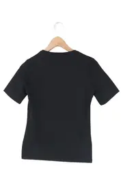 Vorschaubild 2 von Damen T-Shirt Gr. 36/S Schwarz Basic Kurzarm Polyamid