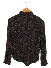 Vorschaubild 2 von Bluse Kinder Mädchen 164 Schwarz Blumenmuster Feminin Langarm