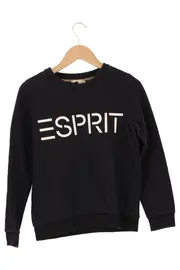 Vorschaubild 1 von Damen Sweatshirt Gr. 34;XS Schwarz Casual Logo-Print