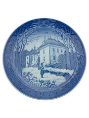 Vorschaubild 1 von Sammelteller Marselisborg Slot 1975 Weihnachten Blau 19cm