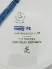 Vorschaubild 3 von Sammelteller Marselisborg Slot 1975 Weihnachten Blau 19cm