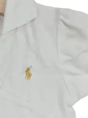 Vorschaubild 2 von Baby Mädchen Wickelkleid Polo Shirt Gr. 80 (12 Monate) Weiß Casual