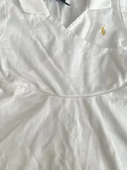 Vorschaubild 4 von Baby Mädchen Wickelkleid Polo Shirt Gr. 80 (12 Monate) Weiß Casual