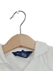 Vorschaubild 5 von Baby Mädchen Wickelkleid Polo Shirt Gr. 80 (12 Monate) Weiß Casual