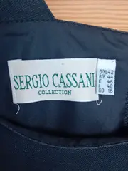 Vorschaubild 2 von Damen Freizeitkleid Gr. 42 Grau Leinen Basic