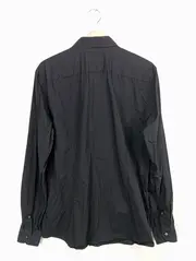 Vorschaubild 2 von Herren Business Hemd Schwarz Gr. 43/XL Klassisch Langarm