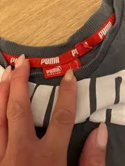 Vorschaubild 3 von Langarmshirt Kinder Gr. 116 Grau Sportlich Logo-Print