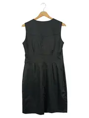 Vorschaubild 2 von Damen Etuikleid Business Kleid Gr. 40/L Schwarz Elegant