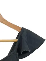 Vorschaubild 2 von Damen Top Schwarz Gr. XS Rüschenärmel Feminin