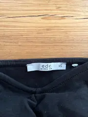 Vorschaubild 3 von Damen Top Schwarz Gr. XS Rüschenärmel Feminin