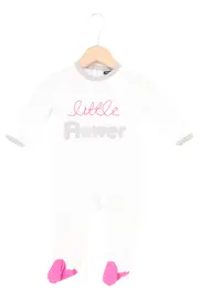 Vorschaubild 1 von Baby Body Strampler Gr. 68 Weiß Schriftzug Baumwolle