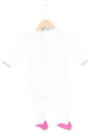 Vorschaubild 2 von Baby Body Strampler Gr. 68 Weiß Schriftzug Baumwolle