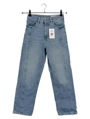 Vorschaubild 1 von Jeans Damen Straight Leg Gr. 24 Blau Casual Baumwolle