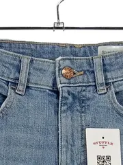 Vorschaubild 3 von Jeans Damen Straight Leg Gr. 24 Blau Casual Baumwolle