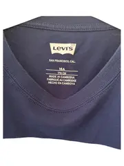 Vorschaubild 4 von T-Shirt Kinder Gr. 176 Blau Casual Logo-Print