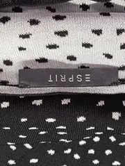 Vorschaubild 3 von Damen Pullover Punkte Langarm Viskose Schwarz Gr. 36/S