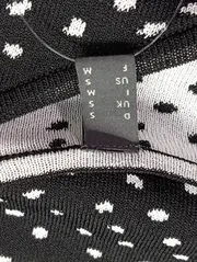 Vorschaubild 4 von Damen Pullover Punkte Langarm Viskose Schwarz Gr. 36/S