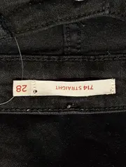 Vorschaubild 3 von LEVIS Damen Jeans Straight Leg 714 Straight W28/36/S Schwarz Casual