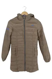 Vorschaubild 1 von Damen Steppjacke Gr. 32/XXS Braun Casual Outdoor Kapuze