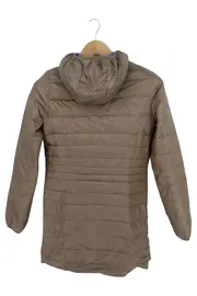 Vorschaubild 2 von Damen Steppjacke Gr. 32/XXS Braun Casual Outdoor Kapuze