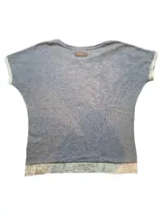 Vorschaubild 3 von Damen T-Shirt Gr. M Grau Kurzarm Casual Streetwear