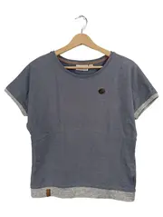 Vorschaubild 1 von Damen T-Shirt Gr. M Grau Kurzarm Casual Streetwear