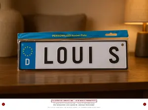 OUT OF THE BLUE Blechschild