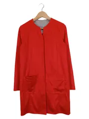 Vorschaubild 1 von Damen Kunstleder Kurzmantel Gr. 36 Rot Langarm