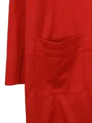 Vorschaubild 3 von Damen Kunstleder Kurzmantel Gr. 36 Rot Langarm