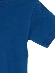 Vorschaubild 6 von Kinder T-Shirt Blau Gr. 104 Basic Baumwolle Uni Kurzarm