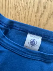 Vorschaubild 8 von Kinder T-Shirt Blau Gr. 104 Basic Baumwolle Uni Kurzarm