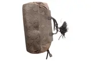 Vorschaubild 2 von Damen Henkeltasche Braun Schlangenmuster Fransen Vintage