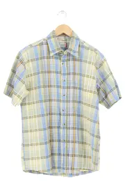 Vorschaubild 1 von Herren Freizeithemd M Mehrfarbig Kariert Kurzarm Casual Hemd