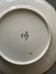 Vorschaubild 2 von Essteller Teller Vogel Blumen Dekor Porzellan Klassisch