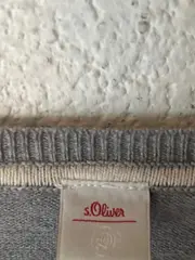 Vorschaubild 2 von Damen Pullover Grau Gr. 42 Casual Langarm