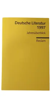 Vorschaubild 1 von Reclam Sachbuch Deutsche Literatur 1997 Jahresüberblick Kultur Taschenbuch
