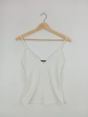 Vorschaubild 2 von Damen Trägertop Basic Weiß Gr. 36