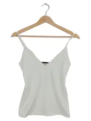 Vorschaubild 1 von Damen Trägertop Basic Weiß Gr. 36