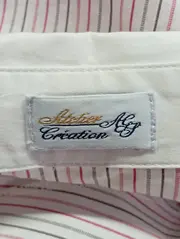 Vorschaubild 3 von SCHNITT Damen Hemdbluse Gr. 48/4XL Gestreift Mehrfarbig Klassisch