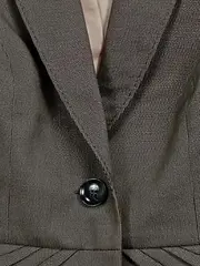 Vorschaubild 3 von Damen Business Blazer Gr. 36;S Braun Strukturmuster Elegant