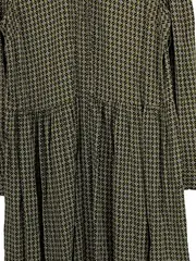 Vorschaubild 3 von FREE/QUENT Damen Freizeitkleid Grün Gemustert Viskose Gr. L