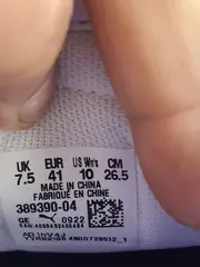 Vorschaubild 7 von Sneaker low Damen Gr. 41 Weiß Sportlich Casual Freizeitschuh